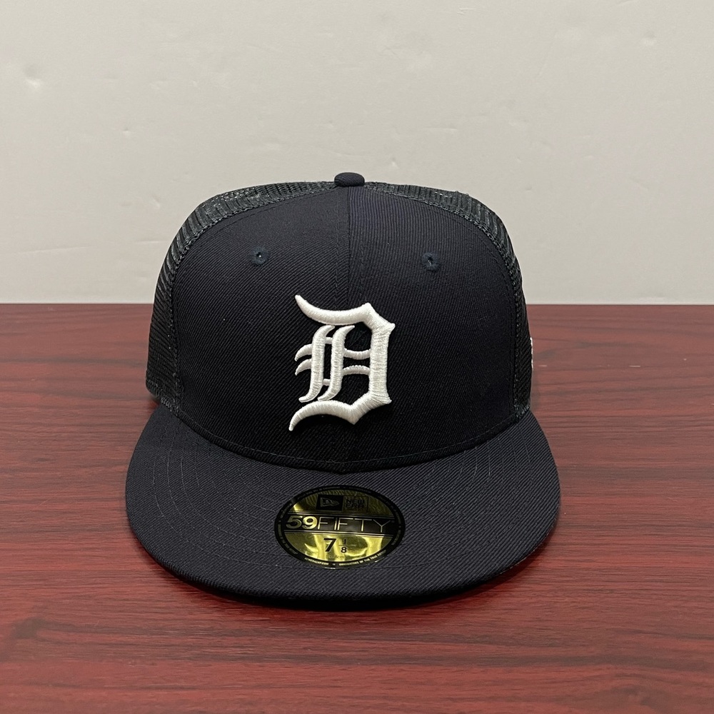New Era, 59Fifty Mesh Fitted Hat, Detroit Tigers, Blue & White